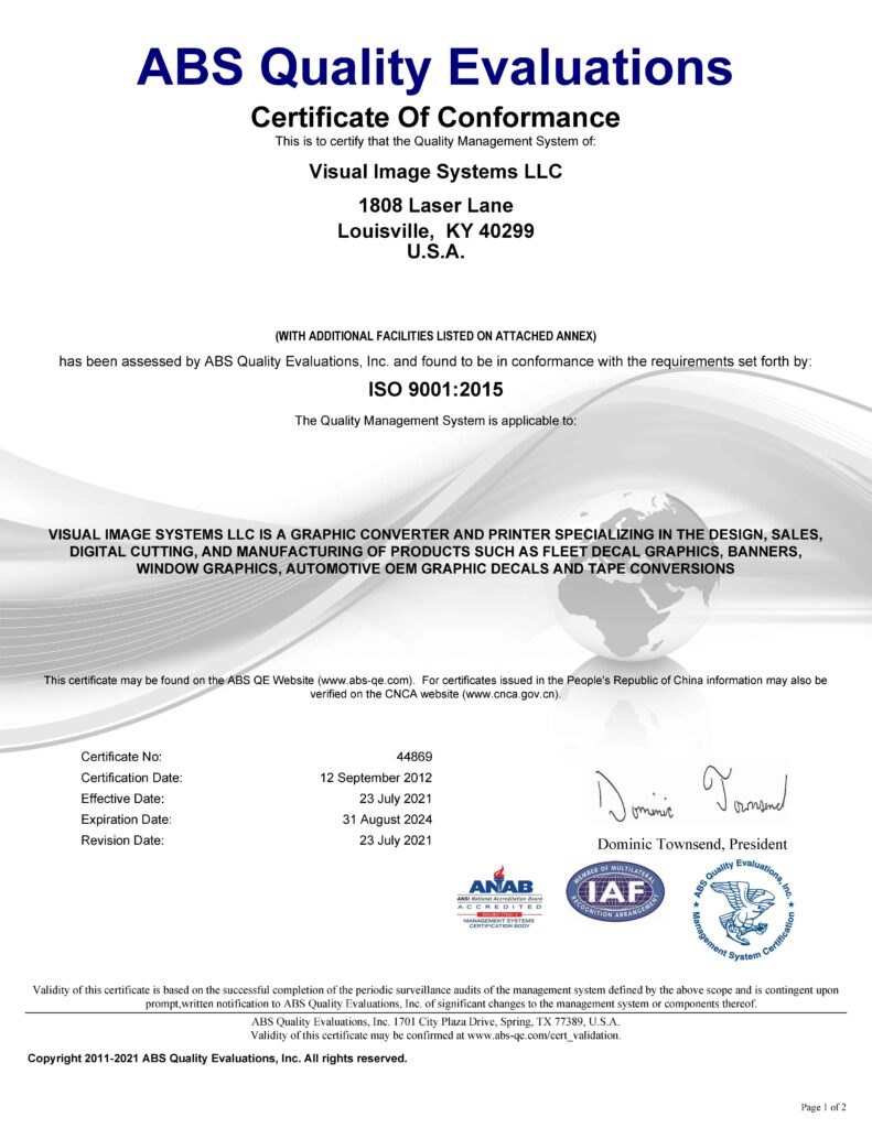 ISO 9001 2015 Page 1